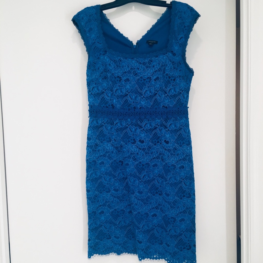Ann Taylor Baby Blue Dress; Great Condition!